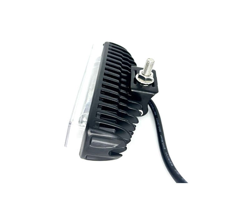 LED red zone light for forklift safety warning - installation
