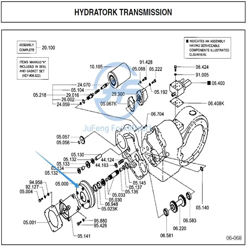 Forklift Torque Converter 245299 - Kingstream