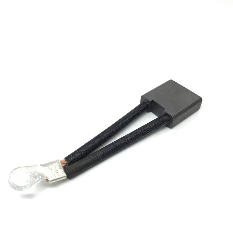 OEM J201-82222 J201 Half Copper Graphite Forklift Carbon Brush 8x22x22mm Direct Replacement
