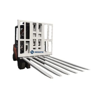 Forklift 6-Forks Pusher Attachment for Bagged Cargo - Kingstream