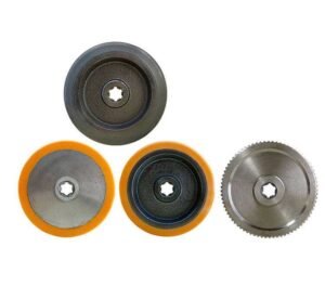 160x55 6 Slot Electric Forklift Polyurethane Drive Wheel - Kingstream