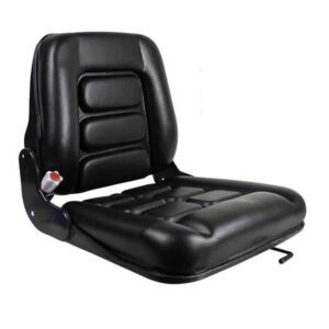 Heavy Duty Adjustable Folding Back Forklift Seat - Kingstream