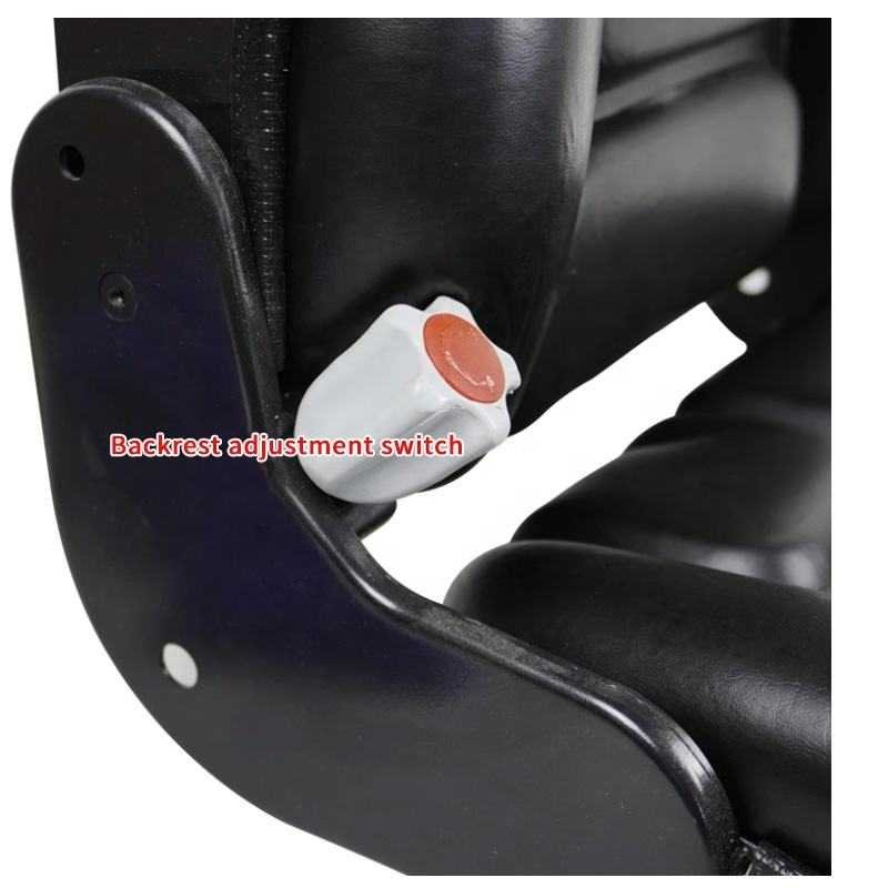 High Quality Forklift Part Heavy Duty Adjustable Folding Back Forklift Seat - Kingstream Forklift Parts