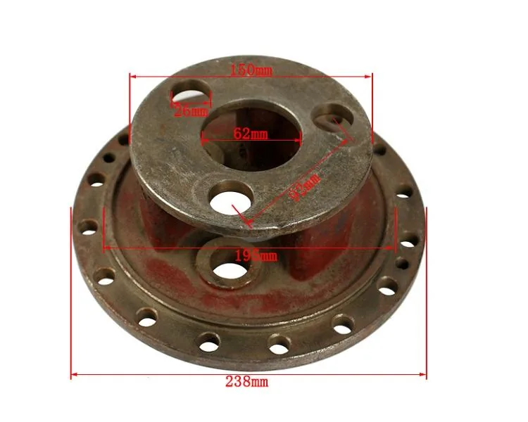 Front view of forklift differential planetary carrier GR501-121511-000 for CPCD50-70 - Kingstream Parts